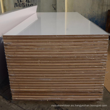 Tablero blanco de acrílico del MDF